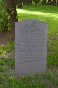 Grave of the Boston Massacre victims