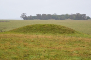 One of the many burial mounds around Stonehenge