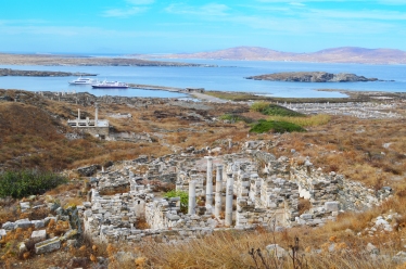 The archaeological site of Delos 