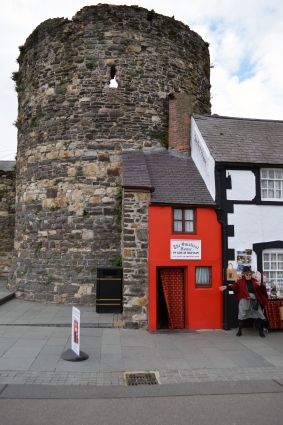 The Quay House, the smallest house in Great Britian, Conwy Wales